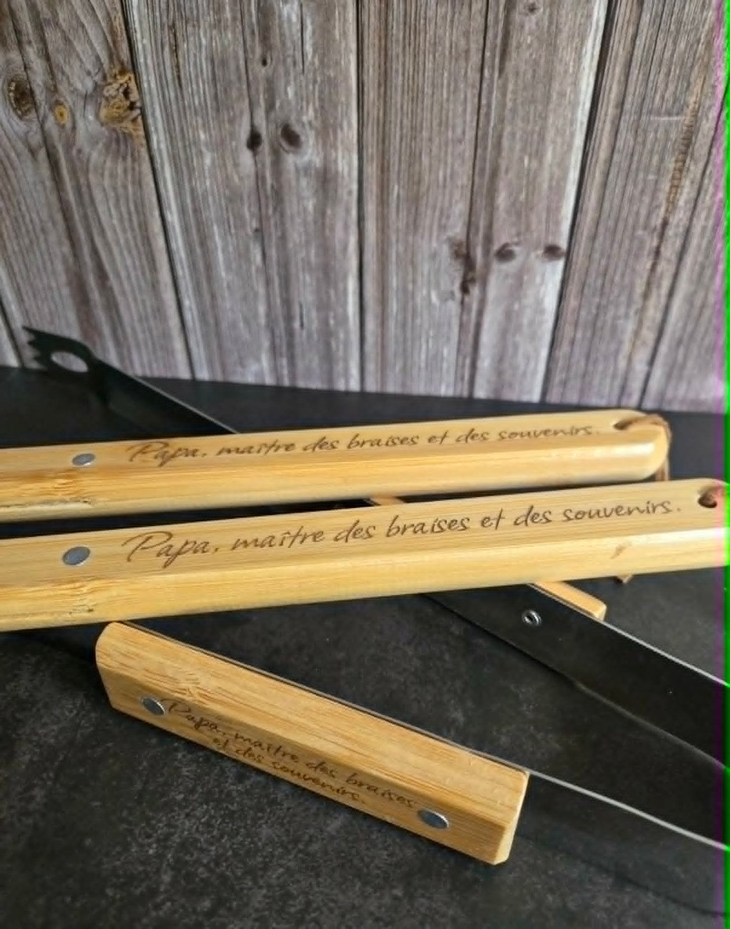 Set barbecue - "Papa roi des braises"