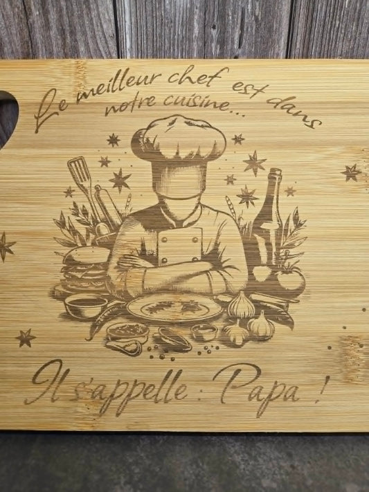 Planche à découper - Papa