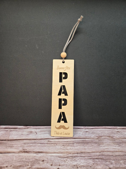 Marque-page personnalisable - Papa