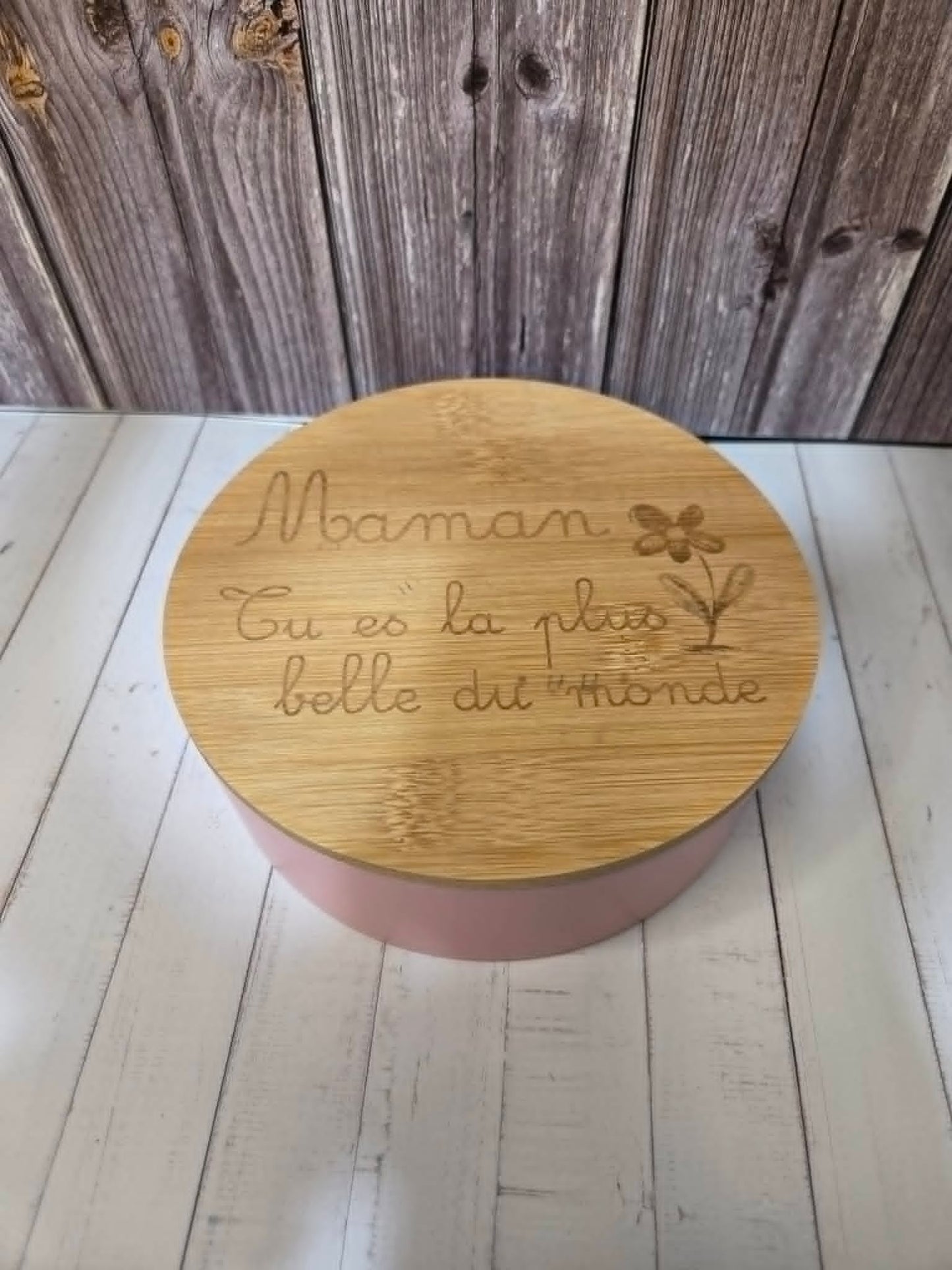 Boite à bijoux - "Maman tu es la plus belle"