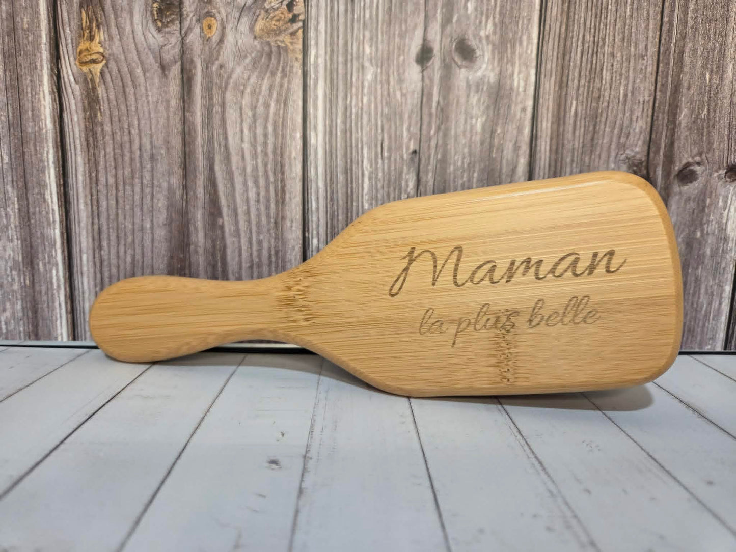 Brosse en bambou - Maman