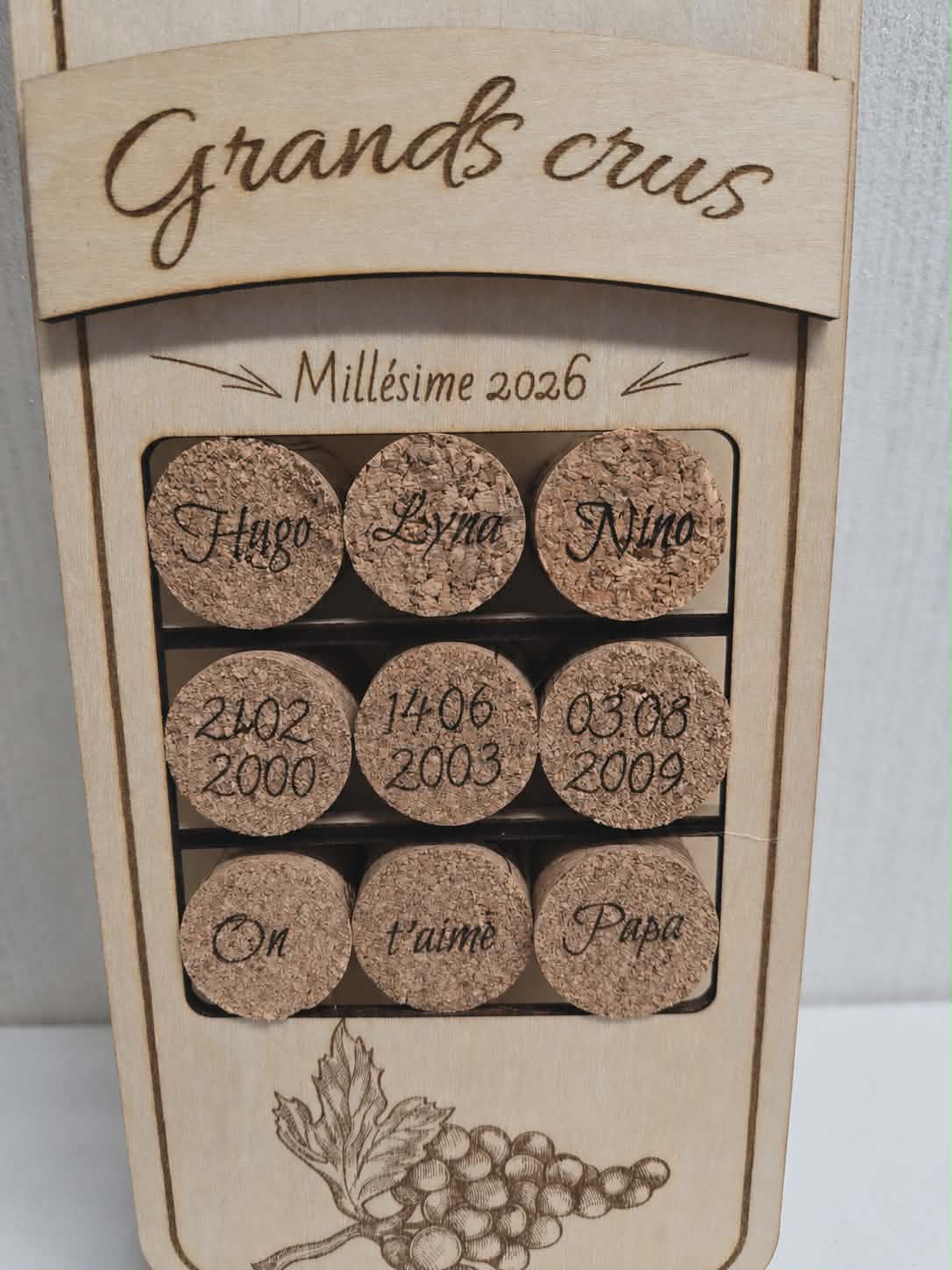 "Papa et ses grands crus" - 2 ou 3 enfants
