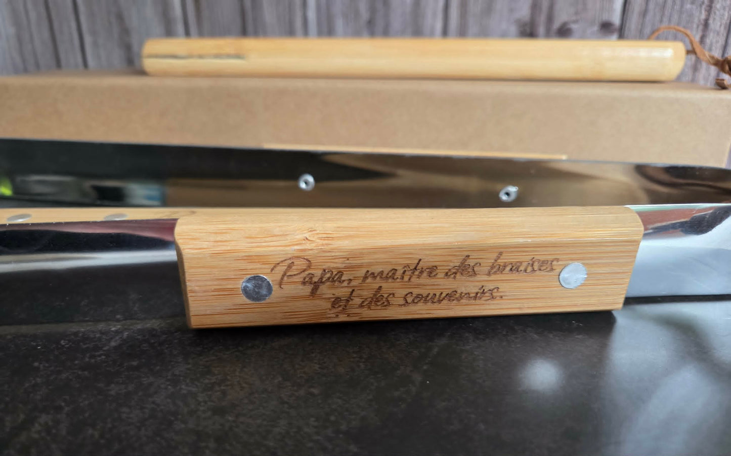 Set barbecue - "Papa roi des braises"